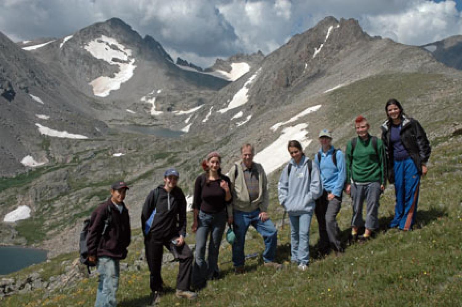 Students on the tundra