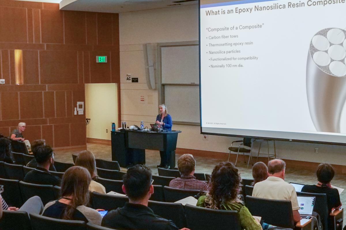 Keynote presentation on 3M composites research.