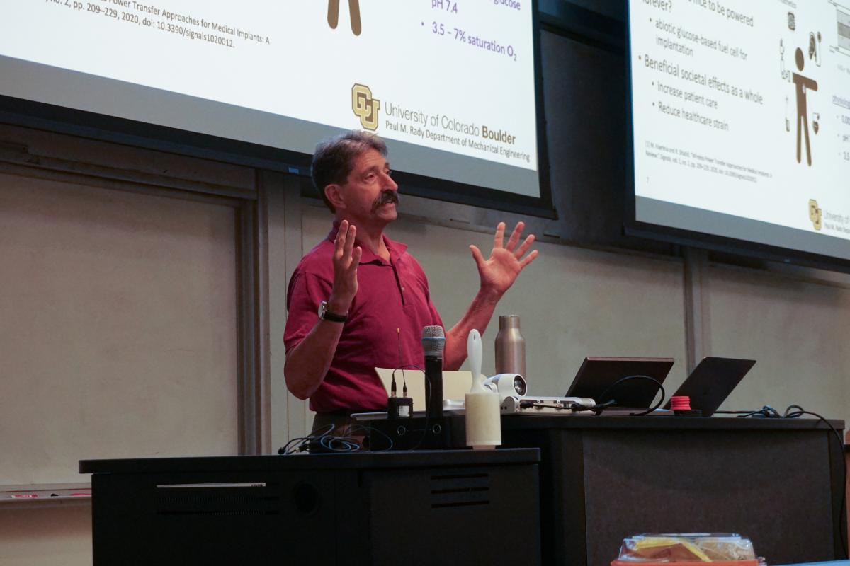 John Pellegrino discussing Graphene-Based Semipermeable Membrane Electrode research.