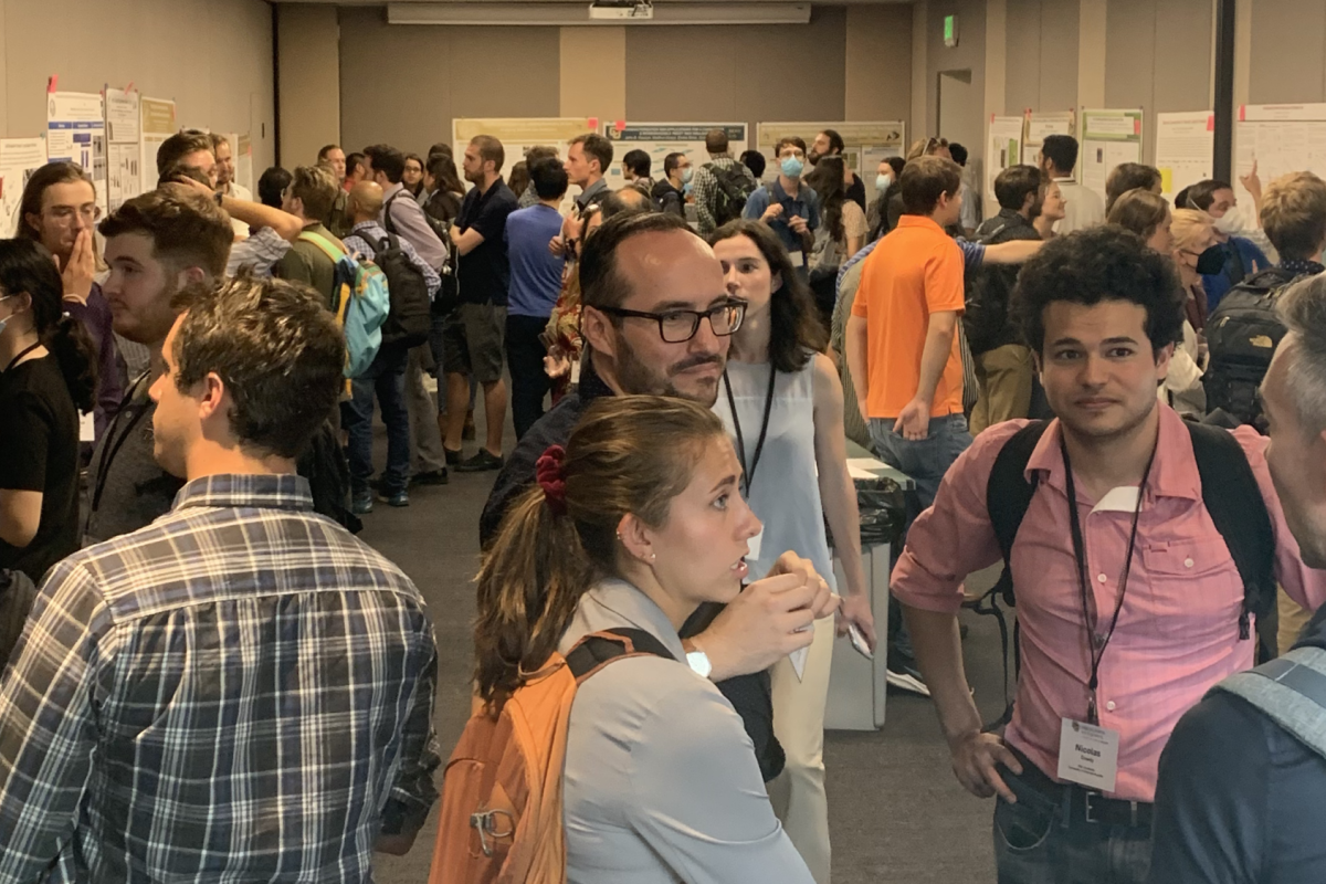 The poster session.