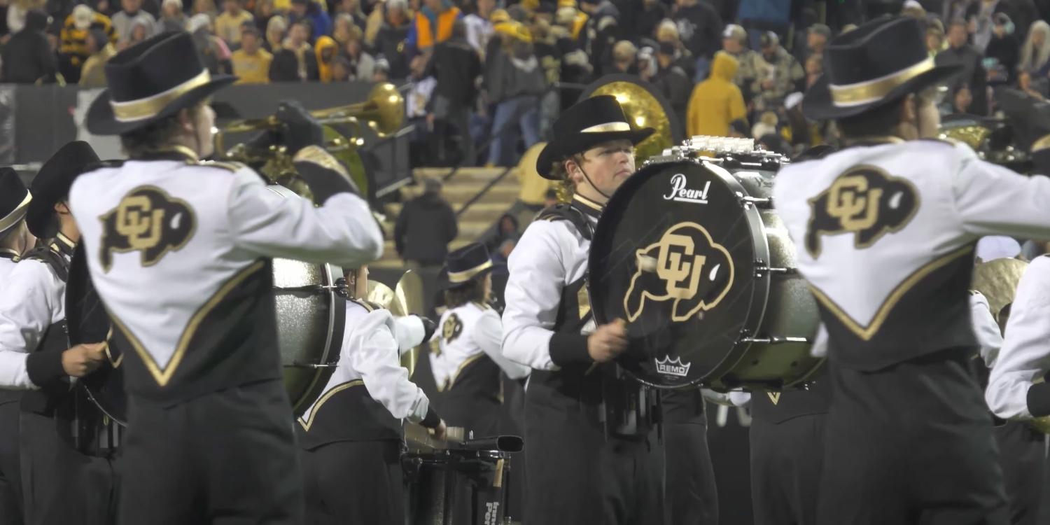 CU Boulder College of Music Golden Buffalo Marching Band 