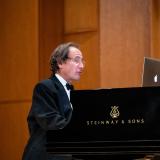 David Korevaar at the piano