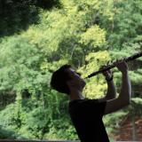 Curtis playing oboe