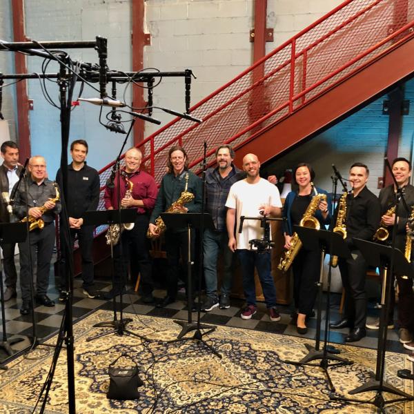 Carter Pann + Eight Saxophones