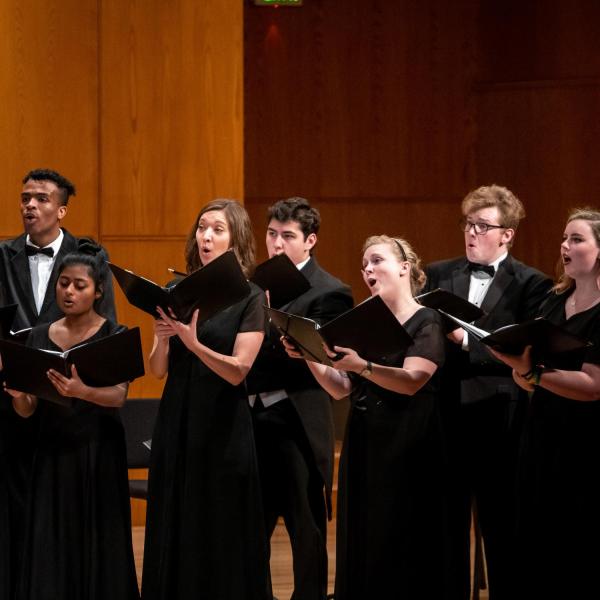 Choir on stage