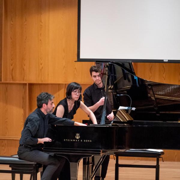 Pianists on stage