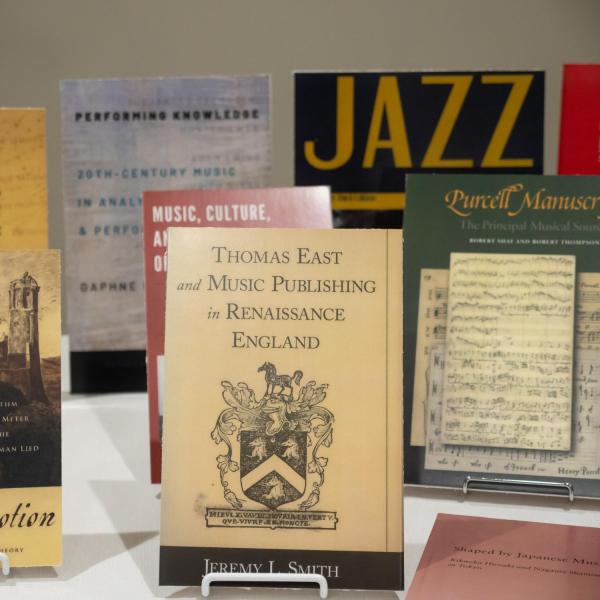 Books on display