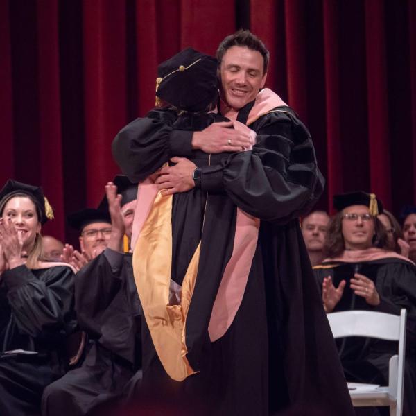 Students at Commencement