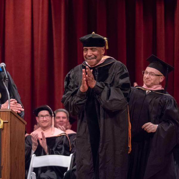 Students at Commencement
