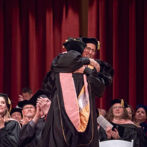 Students at Commencement