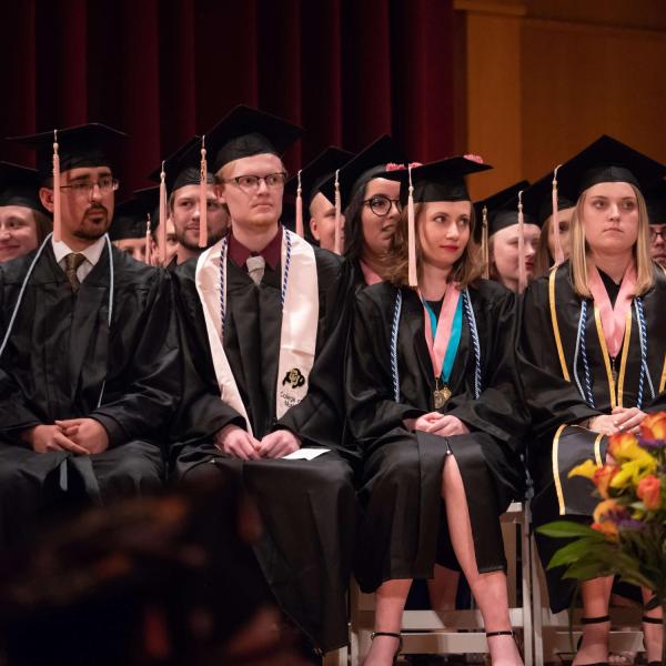 Students at Commencement