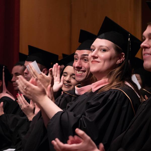 Students at Commencement