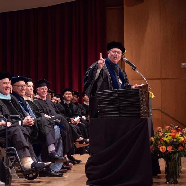 James Austin at Commencement