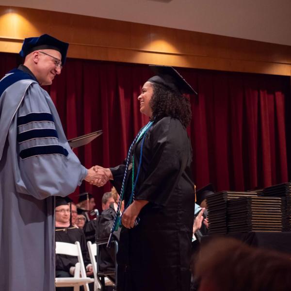 Students at Commencement