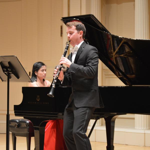 carnegie hall kellan toohey on stage