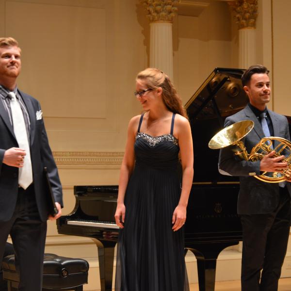 carnegie hall michael hoffman on stage