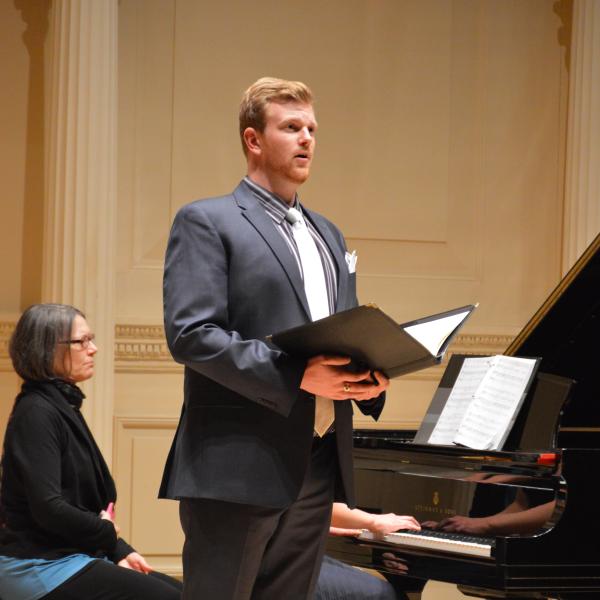 carnegie hall michael hoffman on stage