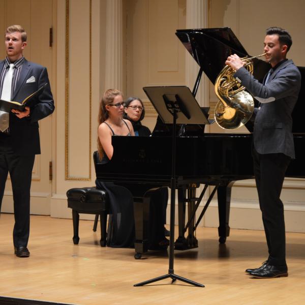 carnegie hall michael hoffman on stage