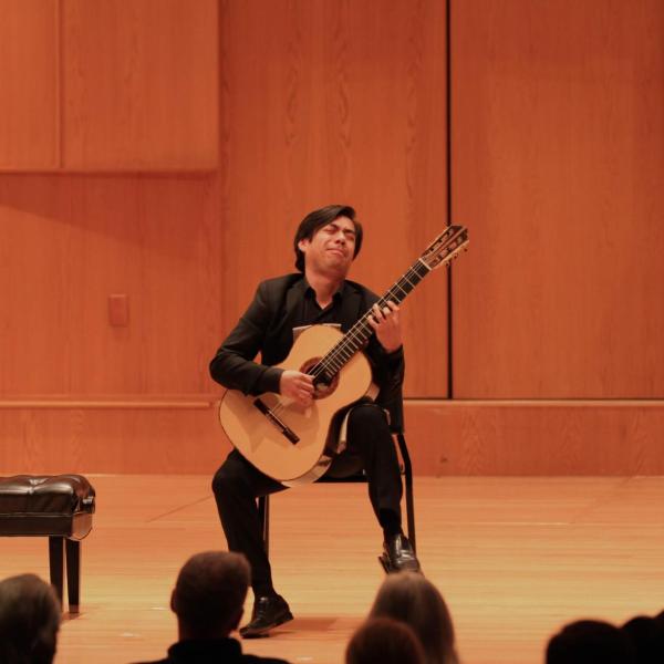 Performer during International Guitar Festival