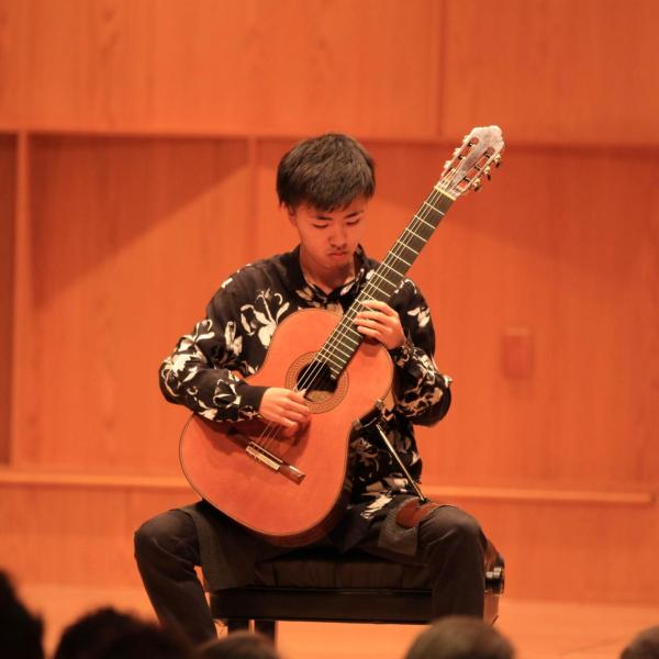 Performer during International Guitar Festival