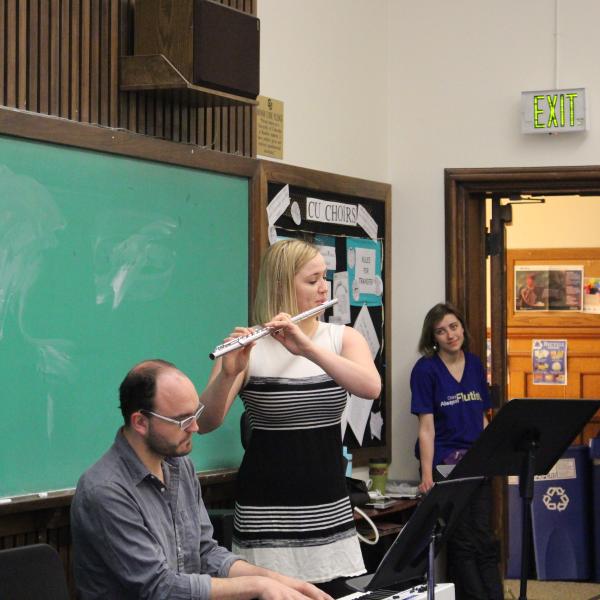 Students perform during a recital