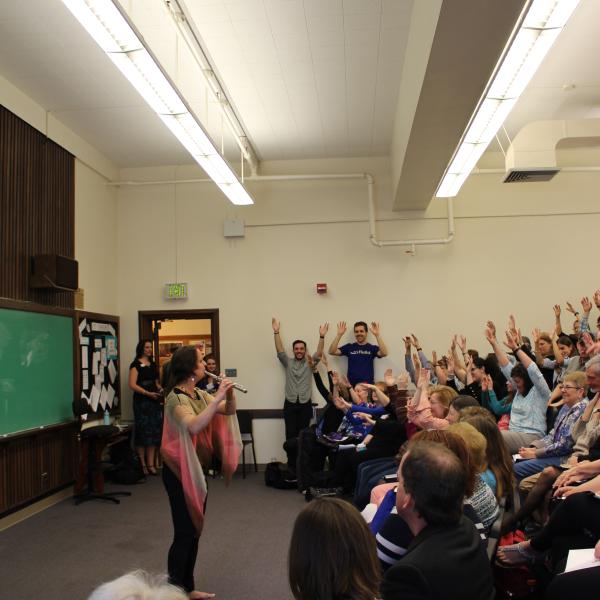Students perform during a recital