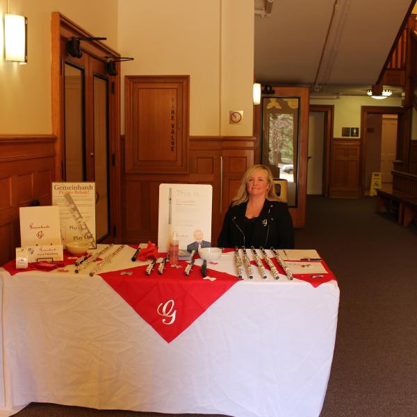 One of our exhibitors set up in Macky