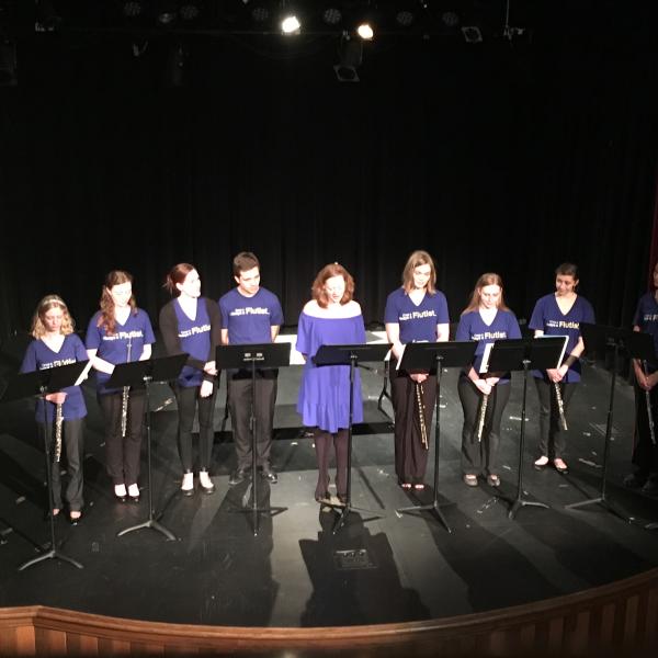 Flute studio gives pre-concert lecture