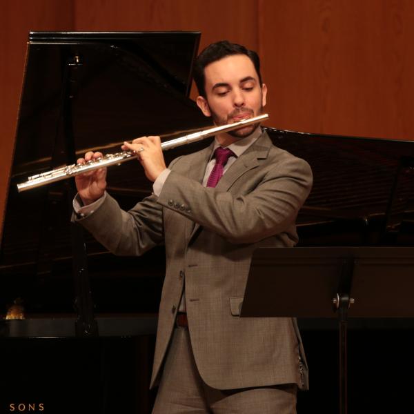 Alumni perform during a recital in Grusin