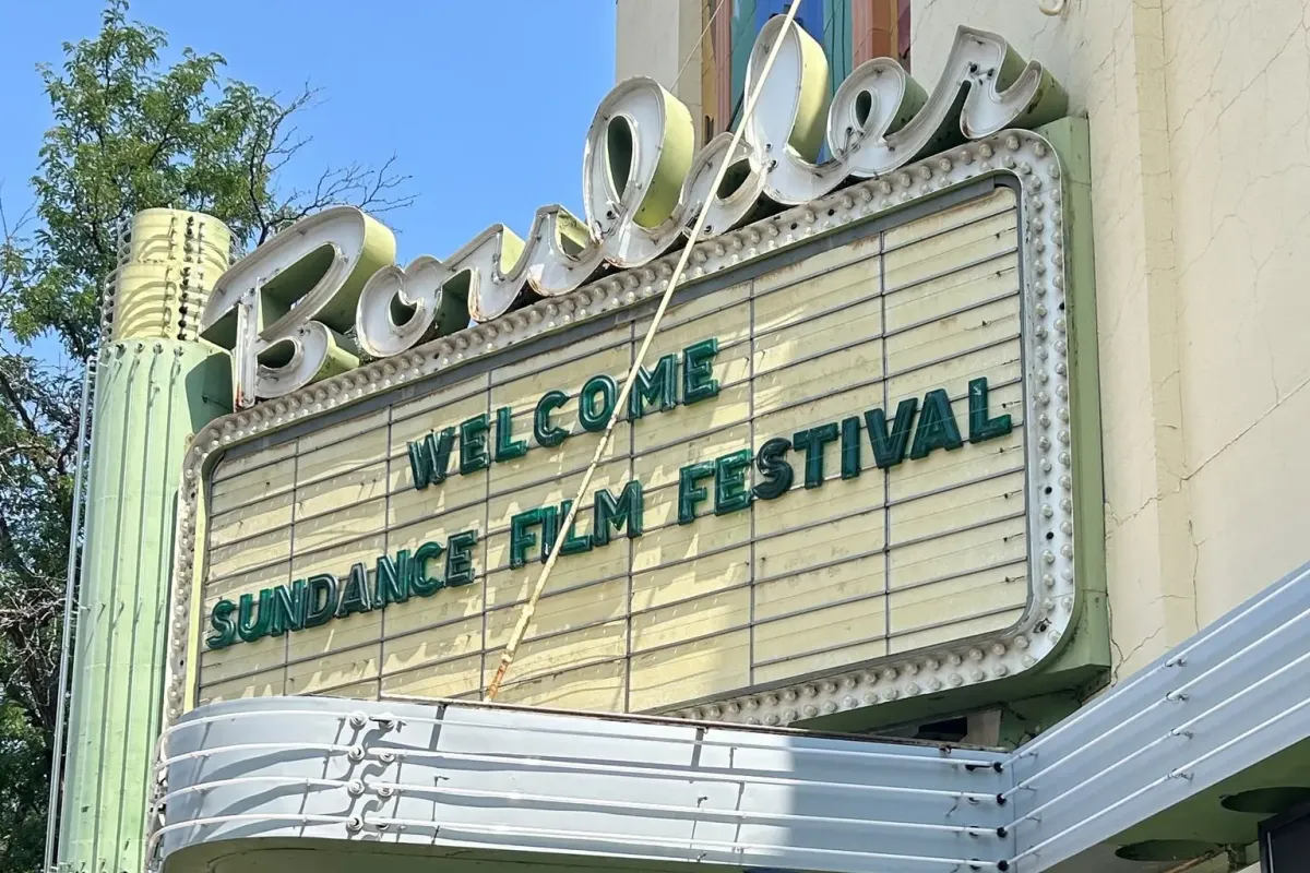 Boulder Theater Sundance Film Festival sign