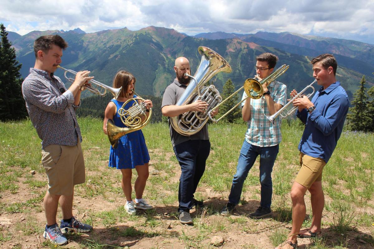 Chamber musicians at the Aspen Music Festival