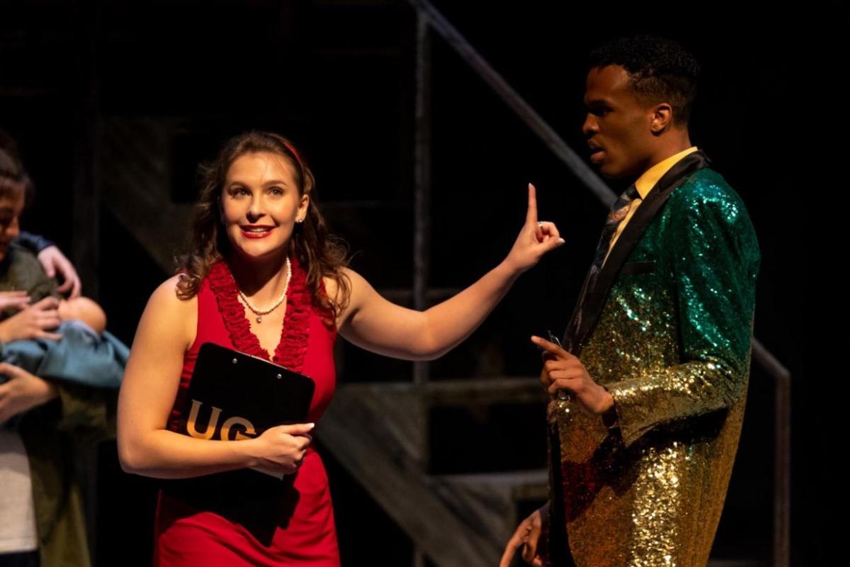 Musical theatre students performing