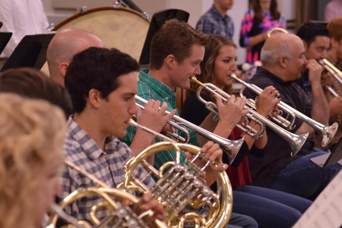 brass students performing