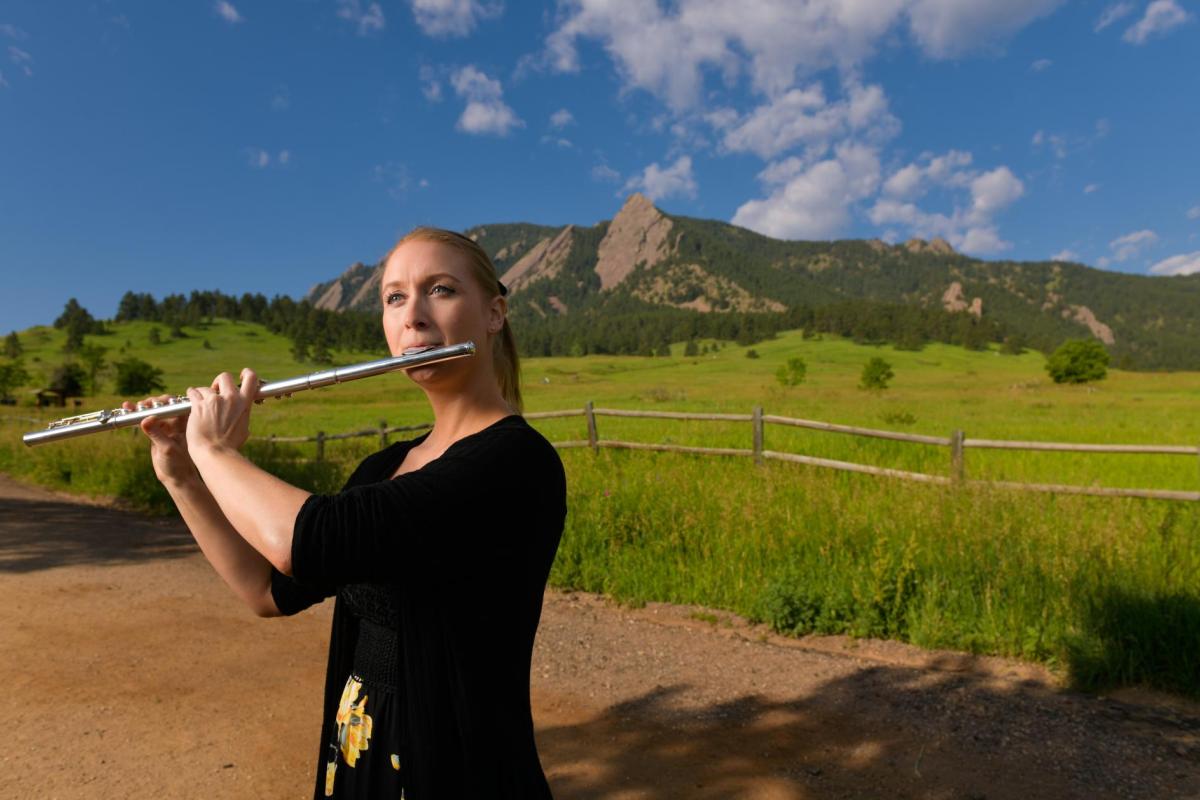 Graduate flute student