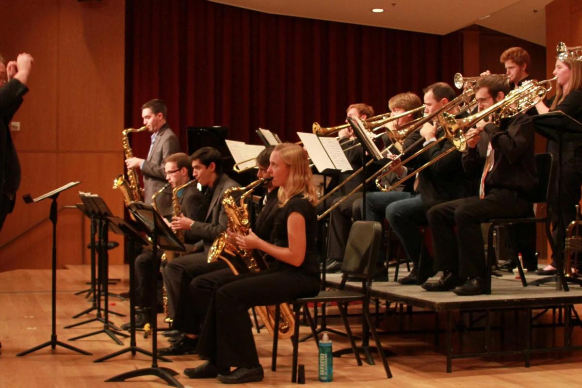 Jazz Students on Stage