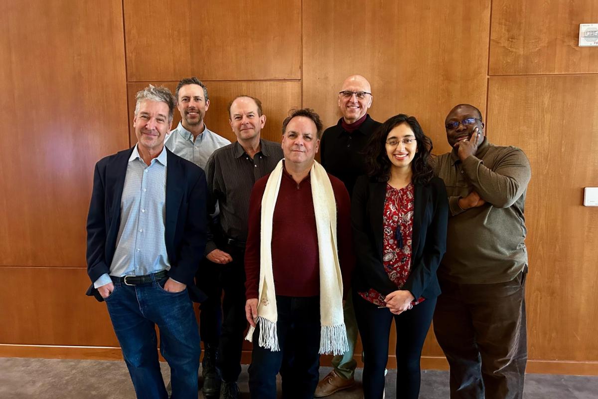 musicology faculty posing