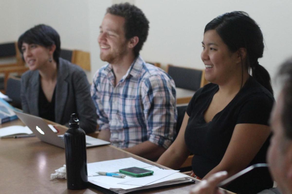 musicology students in class