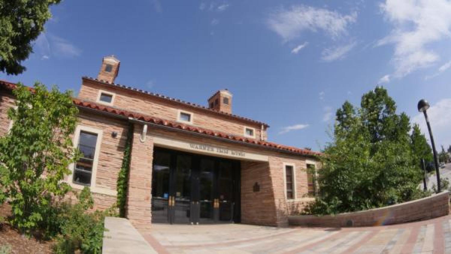 Imig Music Building entrance