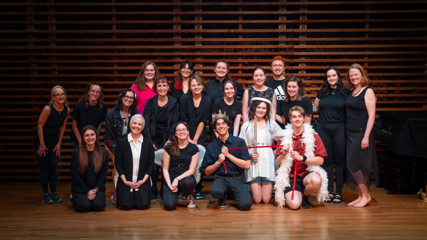 Panoramic Flutist student with Christina Jennings