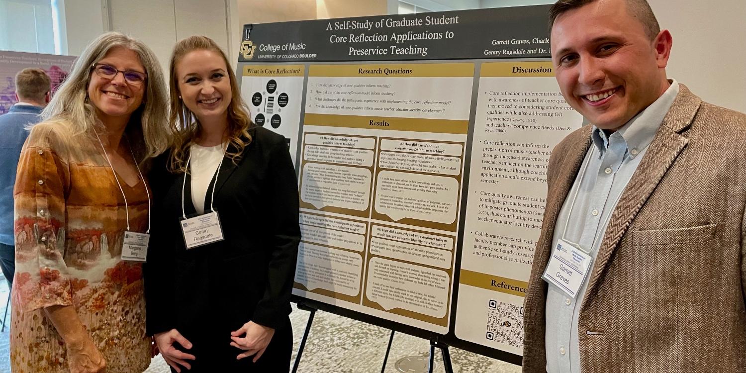 Margaret Berg and graduate students