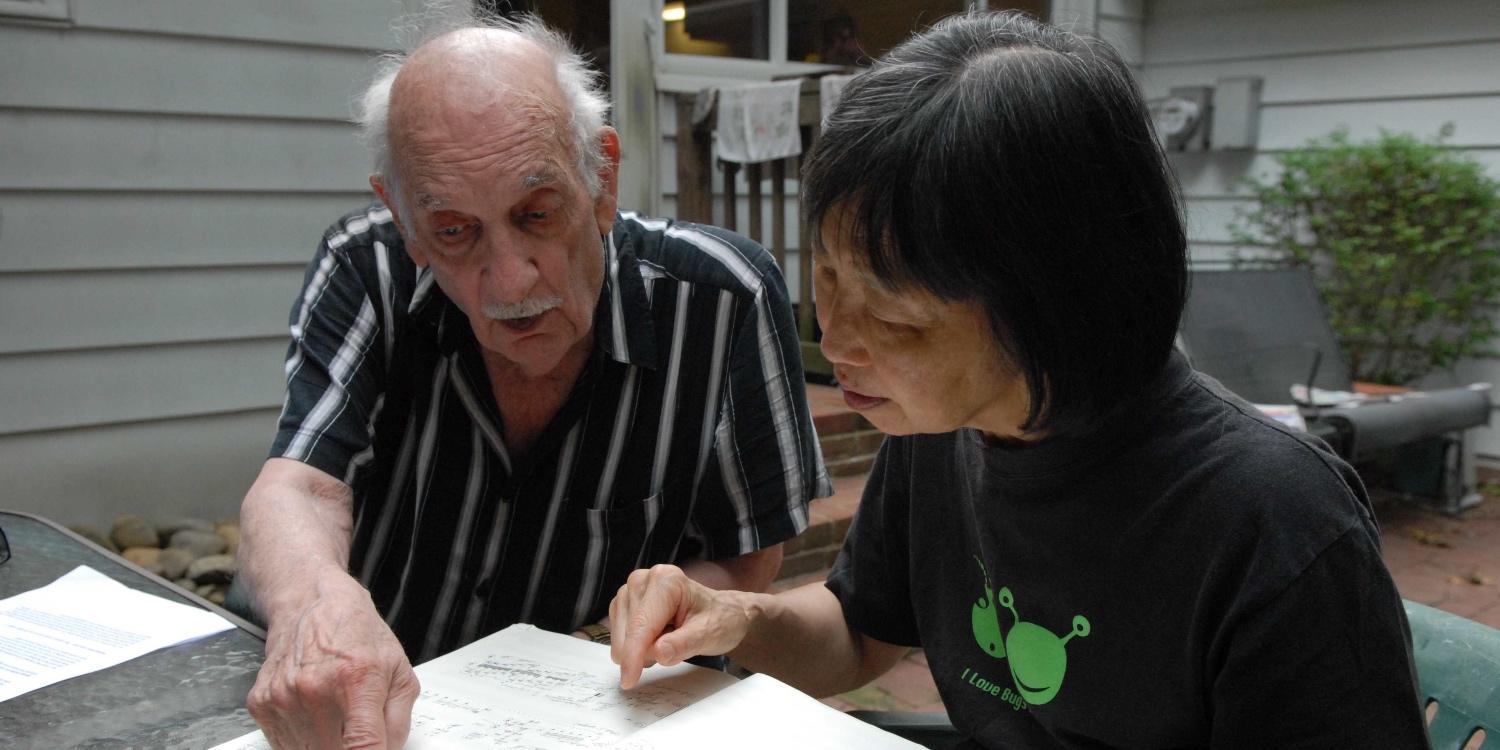 George Crumb with Margaret Leng Tan