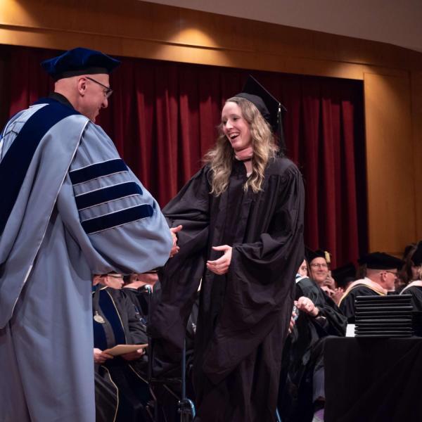 Students at Commencement