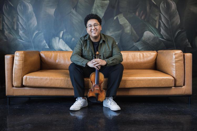 College of Music Assistant Professor of Violin Alex Gonzalez.