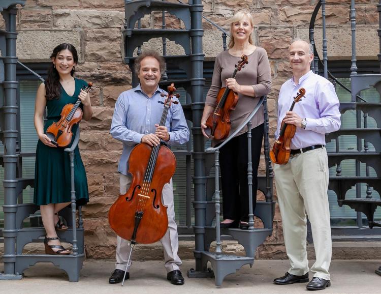 Takacs Quartet posing