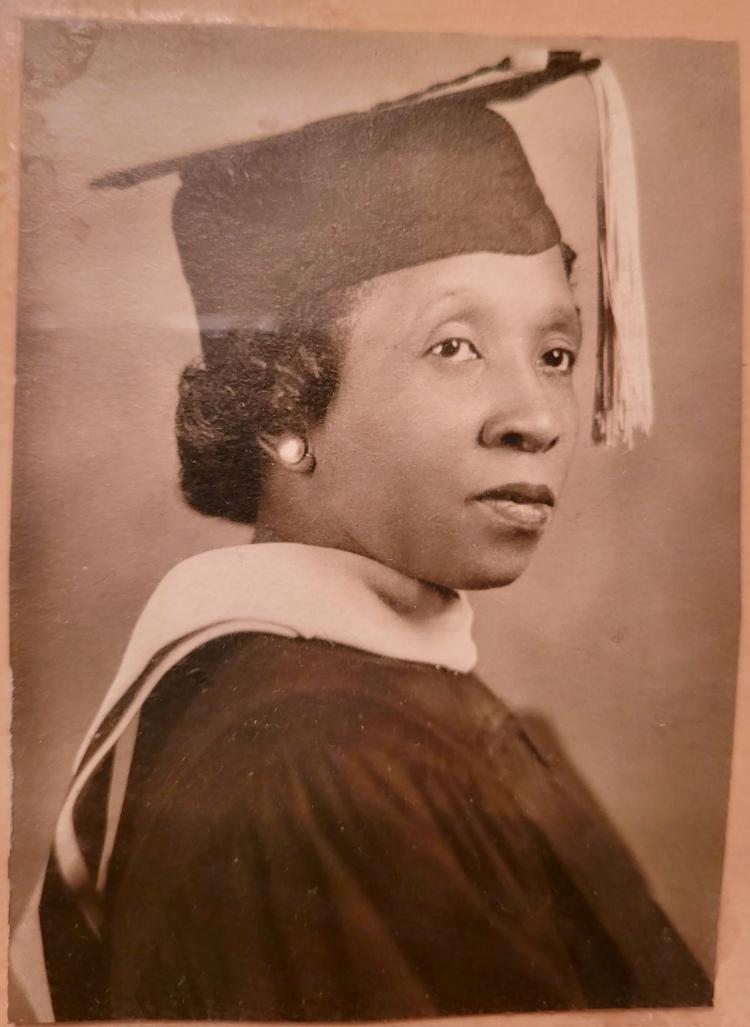 Genevieve Wisner’s graduation photo