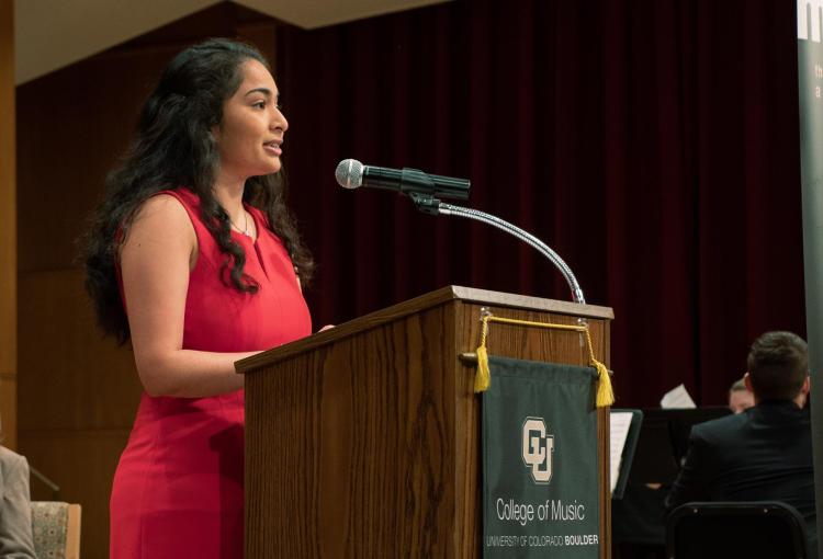 Colorado NAfME President Anoushka Divekar
