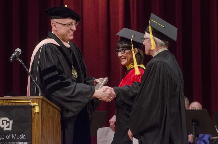 dean shay at commencement
