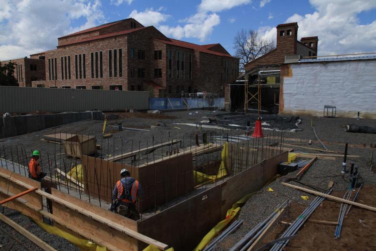 Construction on new building
