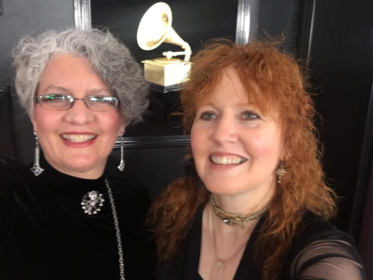 Erica Brenner and ensemble director