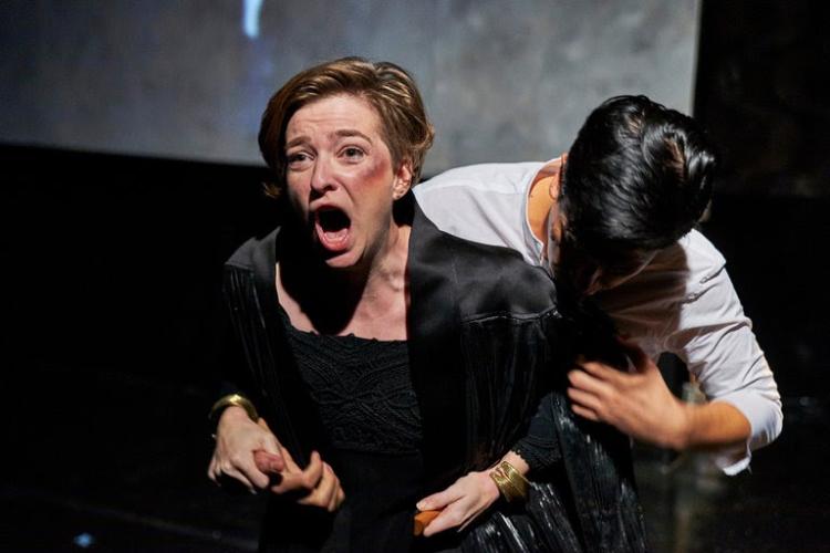 Kristen Gornstein and on stage, credit David Altman